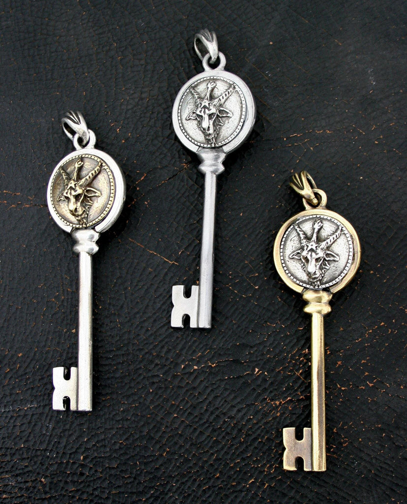 Baphomet Key Pendants