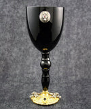 Baphomet Black Goblet - Gold-Plated - ONE OF A KIND! - The Black Broom