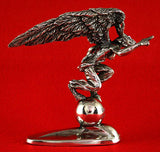 Baphomet Hood Ornament - Silver-Plated - MADE TO ORDER! - The Black Broom