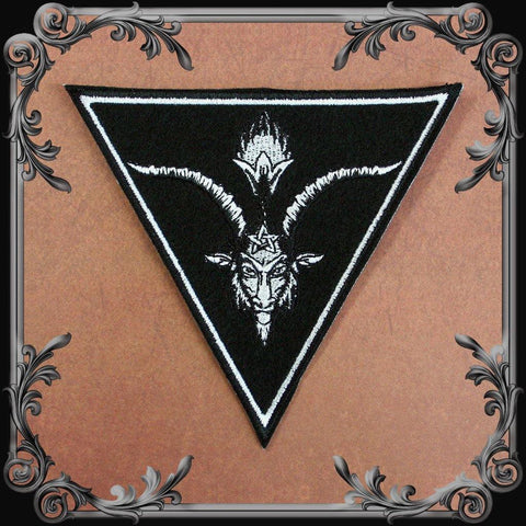 Baphomet Triangle Patch - The Black Broom