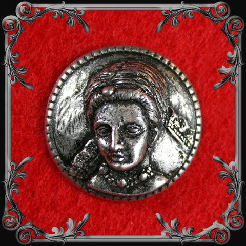 Pair of Countess Bathory Buttons - The Black Broom