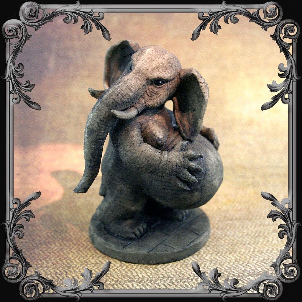 Behemoth Statue - Stone Finish - The Black Broom