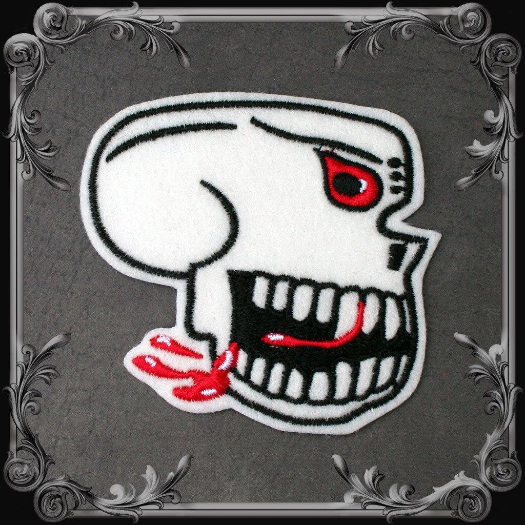 Burma Banshees Skull Patch - East - The Black Broom