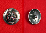 Pair of Pazuzu Buttons - The Black Broom