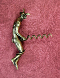 Naughty Devil Corkscrew - Antique Brass Finish - The Black Broom