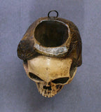 Cowled Skull Sconce - The Black Broom