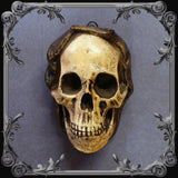 Cowled Skull Sconce - The Black Broom