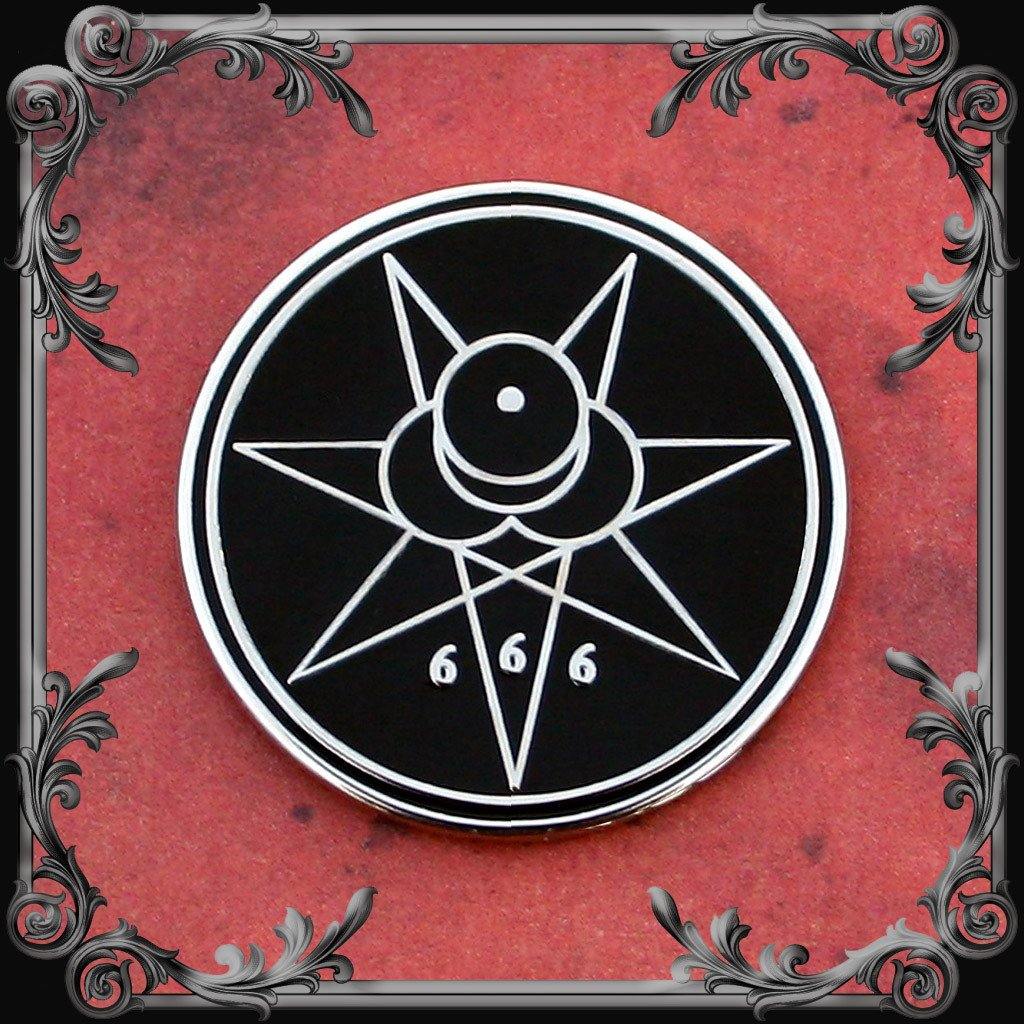 Crowley Seal Lapel Pin - The Black Broom