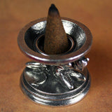Imps' Wheel Dual Candle & Cone Incense Holder - The Black Broom