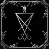 Lucifer Sigil Pendant - Medium - The Black Broom