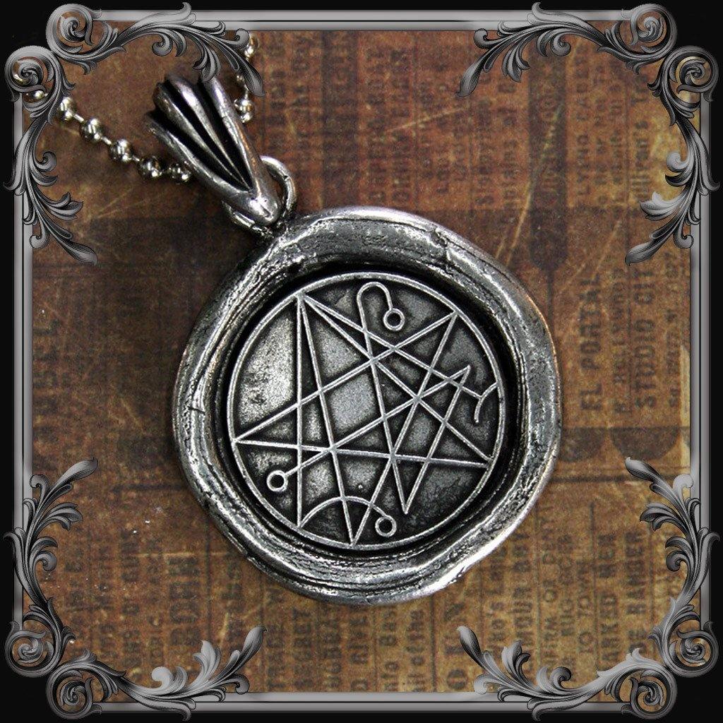 Necronomicon Gate Seal Necklace – The Black Broom