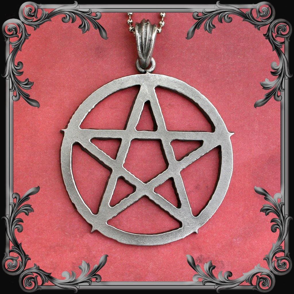 Large outlet pentagram necklace