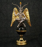 Baphomet Statue - Medium Gold & Silver Plated - MADE TO ORDER! - The Black Broom