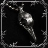 Bird Skull Pendant - Medium - The Black Broom