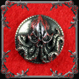 Pair of Cthulhu Buttons - The Black Broom