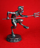 Devil with Pitchfork Statue - Small Base - The Black Broom