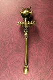 Devil Spoon with Bottle - Antique Brass Finish - The Black Broom