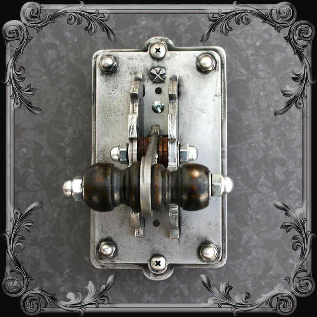 Industrial Laboratory Light Switch Cover - Single Toggle - The Black Broom