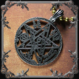 Tetragrammaton Necklace - Large - The Black Broom