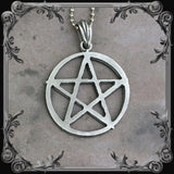 Pentagram Necklace - Medium - The Black Broom