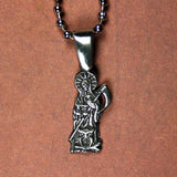 Santa Muerte Charm Necklace - The Black Broom