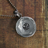 Leviathan Cross Seal Necklace - The Black Broom