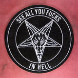 Baphomet Satanic Patch - 3.5 inches - The Black Broom