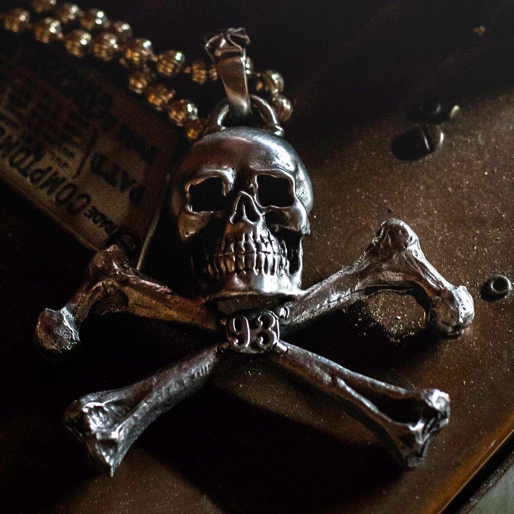 Skull and Crossbones 93 Pendant, image size:1024x1024