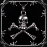 Skull and Crossbones Pendant - The Black Broom