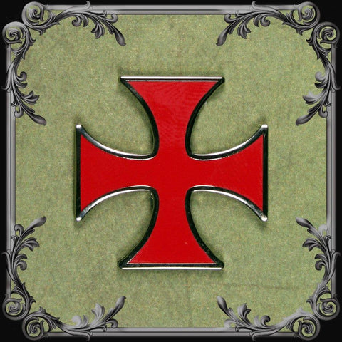 Templar Cross Lapel Pin - The Black Broom