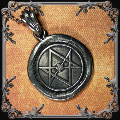Unicursal Hexagram Seal Necklace - The Black Broom