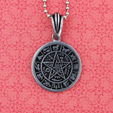 Double-sided Zodiac Tetragrammaton Necklace by The Black Broom